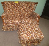 Love Seat and Foot Stool