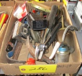 Pliers, Hammer, Tape Measure