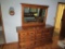 Dresser with mirror