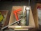 Wood Crate, Grease Gun, Paint Sprayer