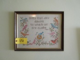 Needle Point Wall Hanging
