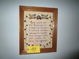 Needle Point Wall Hanging