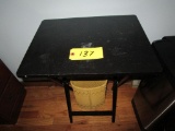TV Tray and Trashcan