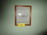 Needle Point Wall Hanging