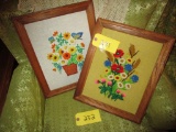 Set of 2 Sewn Picture