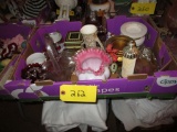 Small Vases, Tea Cup and Saucer, Candle Holders