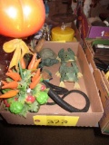 Frogs, Turtle, Snake, Geese figure