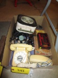 Phone, Hot Plate, Misc. Cords