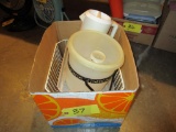 Dish Strainer, Cake pan, Pitcher