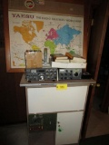 Amateur Radios, Radio Handbooks, Operating Stand, World Map