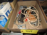 Soldering Iron, Clamps, Wire
