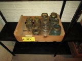 Assorted Mason jars