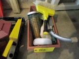 Saw, Bird Feeder, Scrub Brush