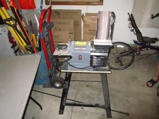 Porter Cable Belt and Disc Sander with Stand