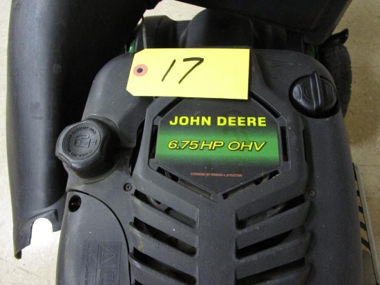 John Deere Mower with Bag, self propelled 3 speed
