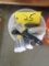 Paint brushes and bucket