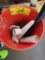 Bucket w/ Misc. Vacuum Attachments