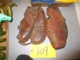 Old Baseball Gloves