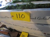 Three 9' lighted Garland
