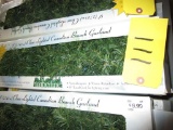 Three 9' lighted Garland