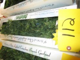Three 9' lighted Garland