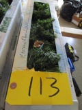 Three 9' lighted Garland