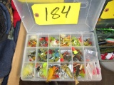 Plastic Tackle Box and Misc. Tackle