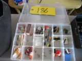 Plastic Tackle Box and Misc. Tackle
