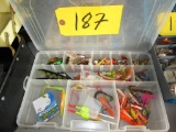 Plastic Tackle Box and Misc. Tackle