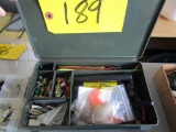 Plastic Tackle Box and Misc. Tackle