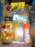 Sun Screen, Bug Spray, Reels, Stringer, Lures