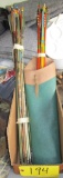 21 Metal Arrows, 12 Wood Arrows