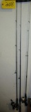 Set of 3 Fishing Rod and Reels