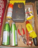 Fishing Lures, Pliers, Scaler, knife