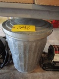 Metal garbage Can with Tarpe