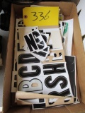 Misc. Sticker letters and Numbers