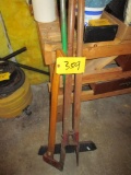 Post hole Digger, Boom and Axe