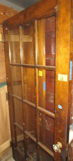 40"x83" door, 12 pane, 1 3/4" thick