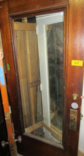 36"x83" door, with glass, 1 3/4" thick, LH