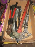 Pipe Wrench, Bolt Cutters, Chain Wrench