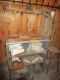 Metal Shelf, Rope, Twine, Wire, Wash Board