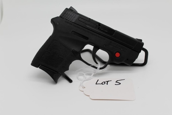 Smith & Wesson Bodyguard 380ACP, 6+1, Crimson Trace Red Laser,Manual Safety, 2 Mags., SN:KJD6693