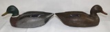 Herter's Decoys, Pair, one repaired on bottom