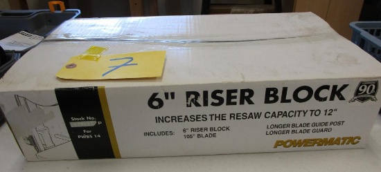 Powermatic 6" Riser Block for Resawing