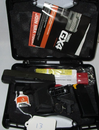 Taurus GX4, Blk/Ms Green, 9MM, 2-Mags, SN-1GA91970, NIB