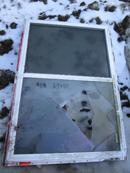 69"x48" Window (broken glass)