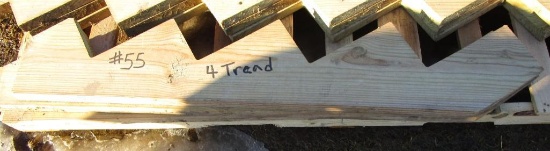 3- Stair Stringers Treated, 4 Steps