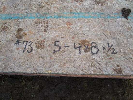 5- 4x8x1/2" OSB