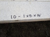 10- 1x8x16' grooved on one side lumber