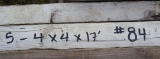 5- 4x4x17' Lumber